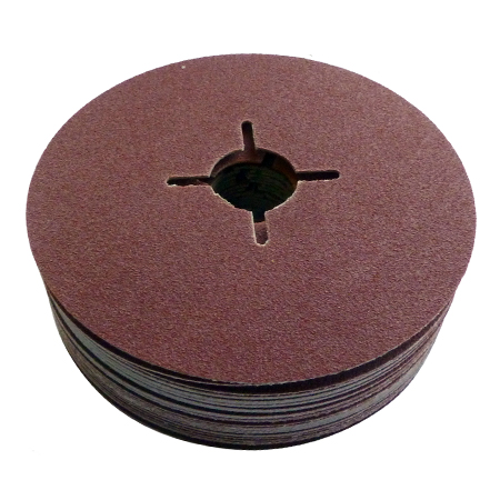 Rauhcoflex Sanding Disc 115mm x 22.23mm Aluminium Oxide 80 Grit ( Pack of 25 ) 