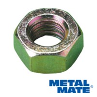 Hexagon Full Nuts C/F Steel Zinc & Yellow METRIC