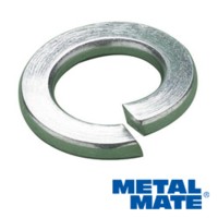 Zinc Steel Spring Washers - Flat Single Coil  