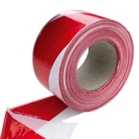 Ultratape Barrier Tape - Non Adhesive - Red and White - NA0040BKYW