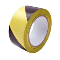 Ultratape Hazard Warning Tape - Yellow & Black HW0037BKYW