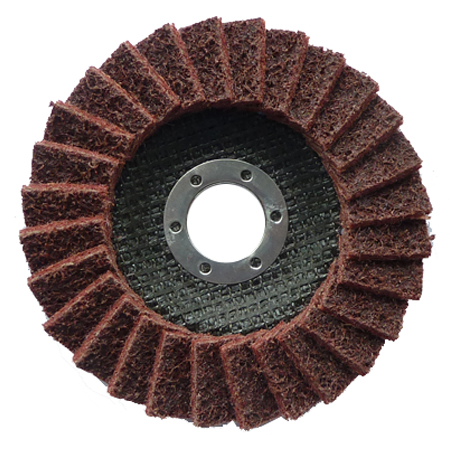 RauhcoFlex Flap Disc 115mm x 22.23mm Non-Woven - Medium ( Pack of 5 ) 