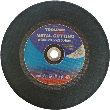 Cutting Disc Metal Flat 350mm x 3.2mm x 25.4mm ( Pack of 15 ) 