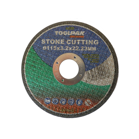 Stone Cutting Disc 115mm x 3.2mm x 22.23mm ( Pack of 25 ) Toolpak 