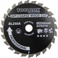 TCT Table/Mitre Saw Blade 250mm x 30mm x 24T  Thumbnail