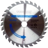 TCT Circular Saw Blade 250mm x 30mm x 30T Professional Toolpak  Thumbnail