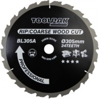 TCT Table Saw Blade 305mm x 30mm x 24T Toolpak 