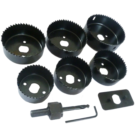 Downlighter Holesaw Set Toolpak 