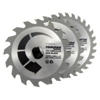 TCT Saw Blade Set 165mm x 30mm Pack of 3 Toolpak  Thumbnail