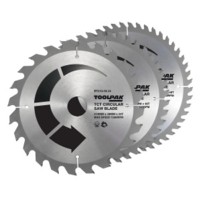 TCT Saw Blade Set 210mm x 30mm Pack of 3 Toolpak  Thumbnail