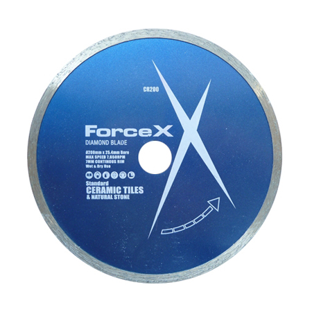 Diamond Tile Blade 200mm x 25.4mm 7mm Rim Force X Diamond Tile Blade 200mm x 25.4mm 7mm Rim Force X