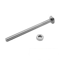 Cup Square Hex Bolts & Nuts Zinc Plated