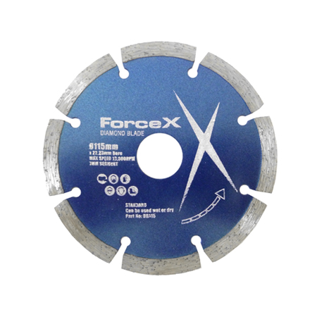 Diamond Blade 115mm x 22.23mm 7mm Segment Force X 