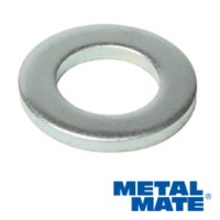 Bright Mild Steel Flat Washers - Zinc Plated