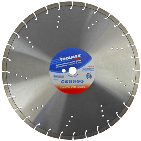 450mm x 25.4mm Concrete Cut Diamond Blade 13mm 450mm x 25.4mm Concrete Cut Diamond Blade 13mm
