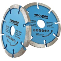 Force X 115mm x 22.23mm Mortar Raking Blade 6.4mm Turbo Segment  Twin Pack Thumbnail