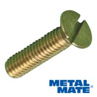 Brass Machine Screws Countersunk Head METRIC Slot