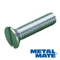 Steel Machine Screws Zinc Plated Countersunk Head