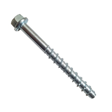M6 x 40 Hex Flange Concrete Bolt  ETA Option 1 Zinc Plated Masonmate Extra Box Quantity 100