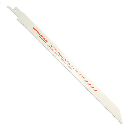 Reciprocating Saw Blade Metal/Wood 230mm 10-14tpi Combo Tooth Pack of 5 Toolpak Reciprocating Saw Blade Metal/Wood 230mm 10-14tpi Combo Tooth Pack of 5 Toolpak