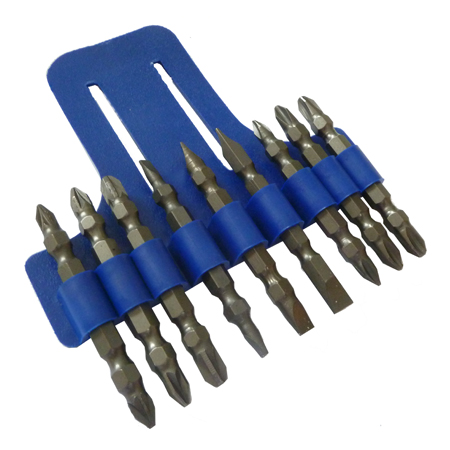 Screwdriver Bit Set 9-Piece Toolpak 