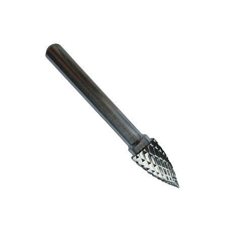 RauhcoFlex Carbide Burr 10mm x 64mm Tree Pointed Toolpak 