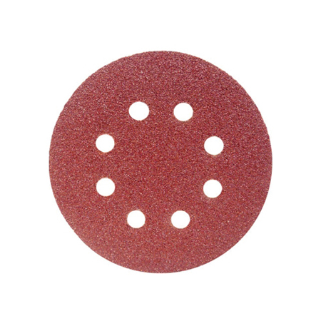 Sanding Disc 115mm 80 Grit 8 Hole Pack of 10 Toolpak 