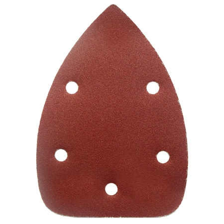 Sanding Disc 140mm 60 Grit 5 Hole Pack of 10 Toolpak 