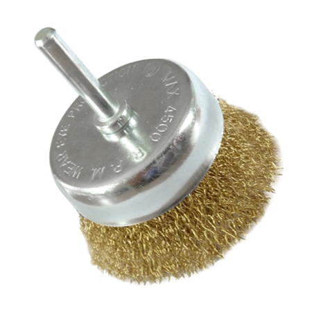 Crimped Cup Wire Brush 75mm Toolpak 