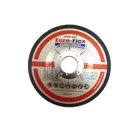 EuroFlex Metal Grinding Disc DPC 125mm x 6.0mm x 22mm ( Pack of 25 ) 
