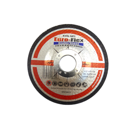 EuroFlex Metal Grinding Disc DPC 115mm x 6.4mm x 22mm ( Pack of 25 ) 