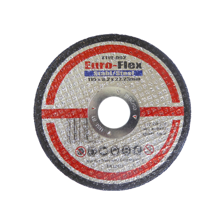 Euroflex Cutting Disc Metal 115mm x 3.2mm x 22.23mm Flat ( Pack of 25 ) Euroflex Cutting Disc Metal 115mm x 3.2mm x 22.23mm Flat ( Pack of 25 )