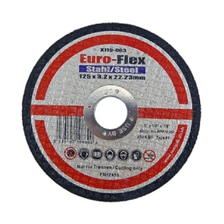 Euroflex Cutting Disc Metal 125mm x 3.2mm x 22.23mm Flat ( Pack of 25 ) 