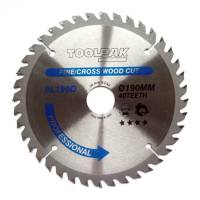 TCT Circular Saw Blade 190mm x 30mm x 60T Professional Toolpak 