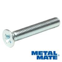 Mild Steel Machine Screws Zinc Plated Countersunk Head Pozidrive METRIC