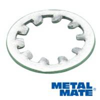 Zinc Plated Steel Shakeproof Washers Internal Open Tooth