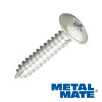 Self Tapping Screw Steel Zinc Plated Pozidrive Flange Type AB (Pointed End)