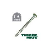 Woodscrew 1.1/2 X 12S Pozi Rnd Twin BZP  BOX OF 200