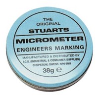 Stuarts Micrometer Blue Engineers Marking