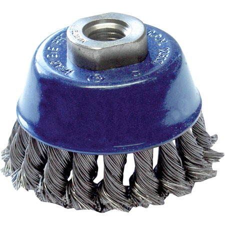 Twist Knot Wire Cup Brush 75mm M14 Toolpak 